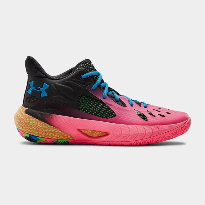 Under Armour HOVR Havoc 3 - Panske Basketbalove Topanky - Ruzove/Čierne Nachový